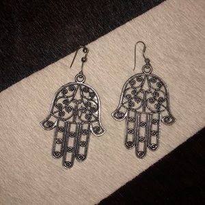 Hamsa earrings